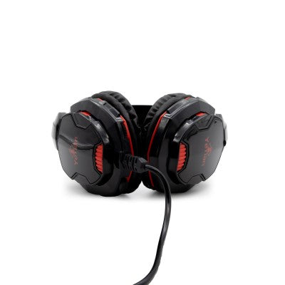 Diadema YEYIAN YH2000 Tempest LED, 3.5MM/PC/CONS/USB/ C/MIC Neg. C/Rojo