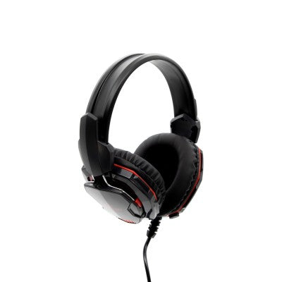 Diadema YEYIAN YH2000 Tempest LED, 3.5MM/PC/CONS/USB/ C/MIC Neg. C/Rojo