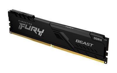 MEMORIA RAM KINGSTON FURY BEAST BLACK 8GB 3200MT/S DDR4 CL16 DIMM
